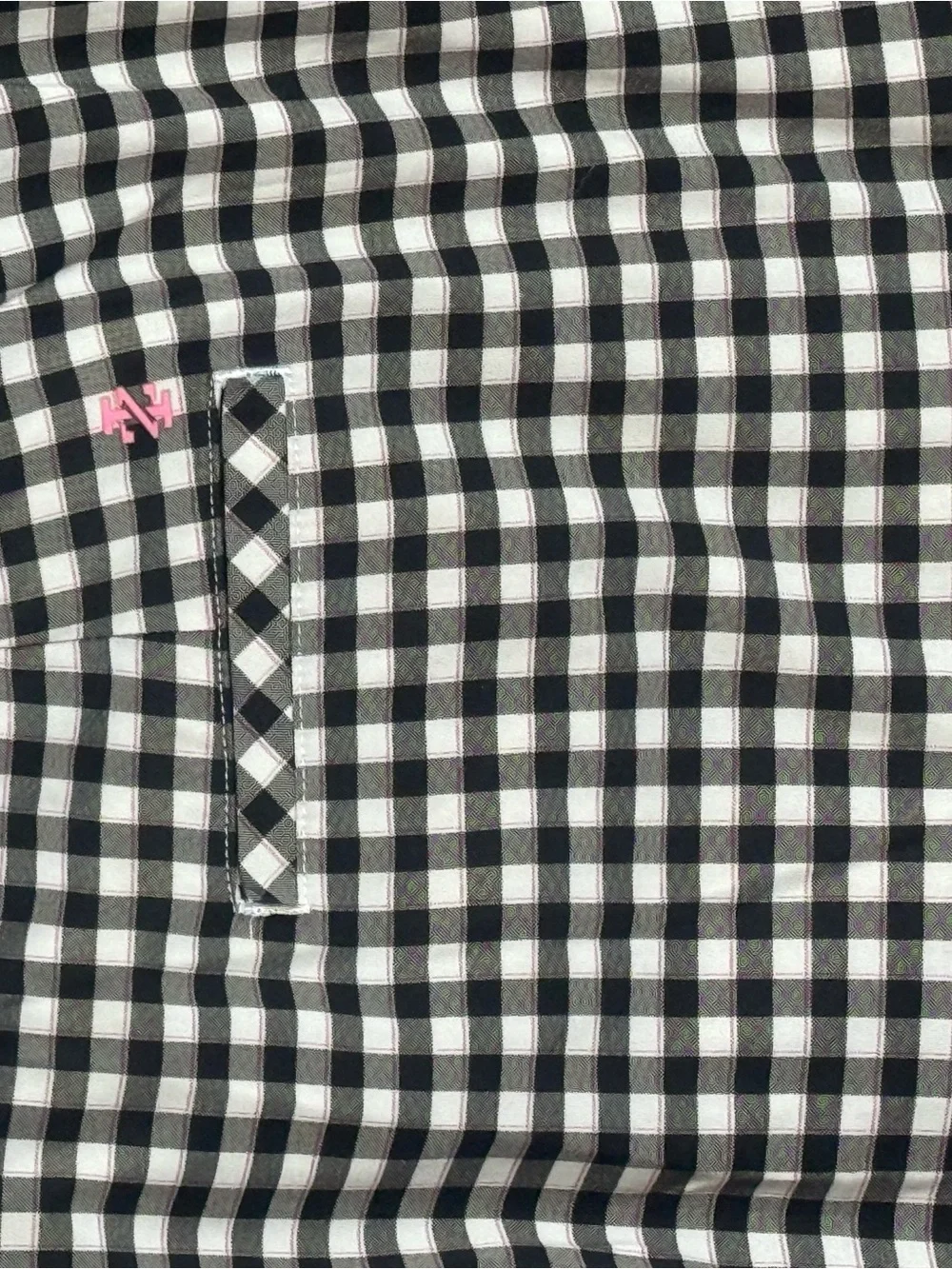 Izod Black and White Gingham Golf Skirt/skort